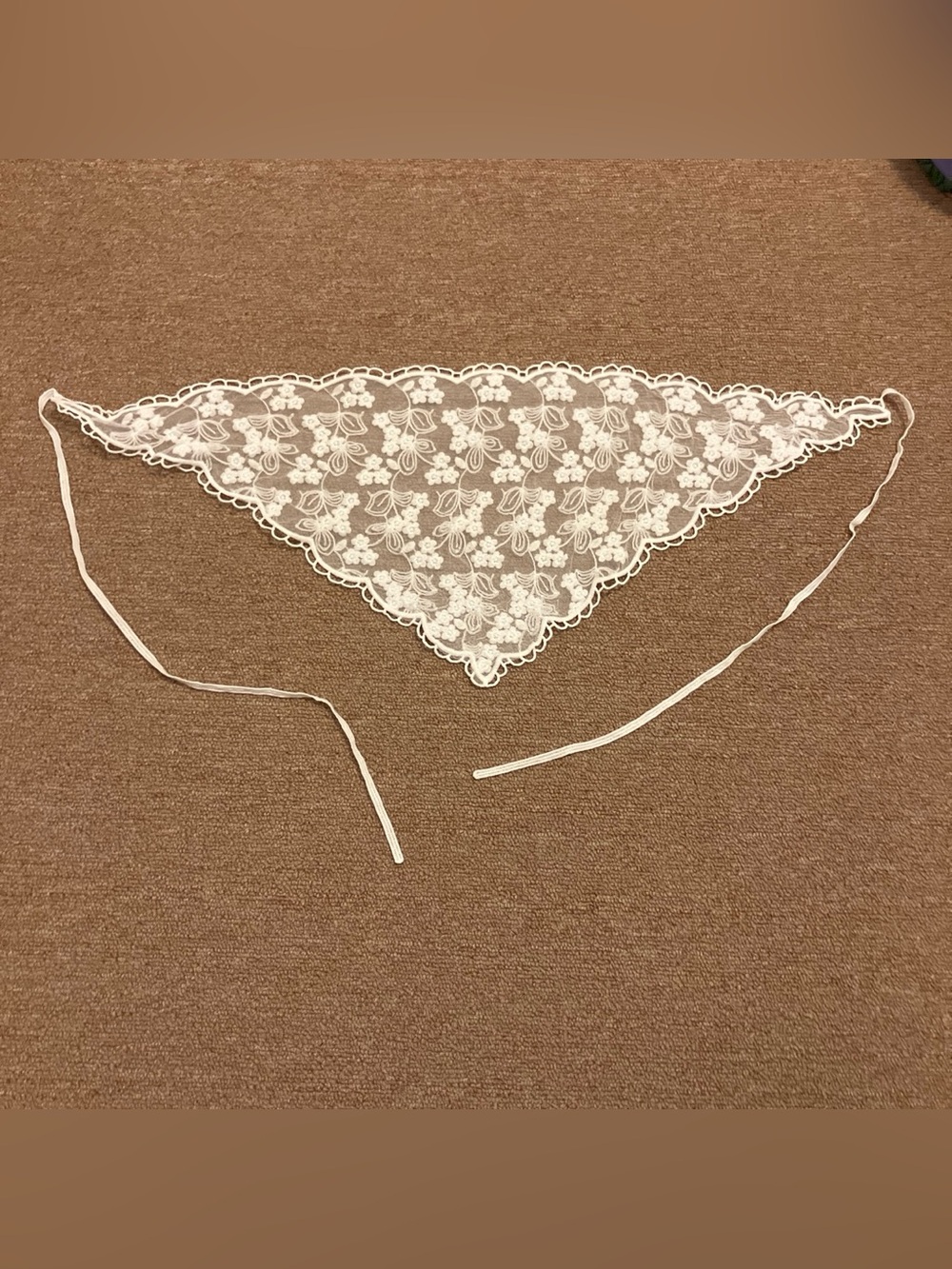 Lace head scarf